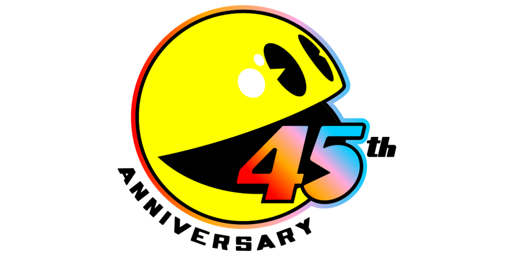 Pac man 45th logo 001 rgb