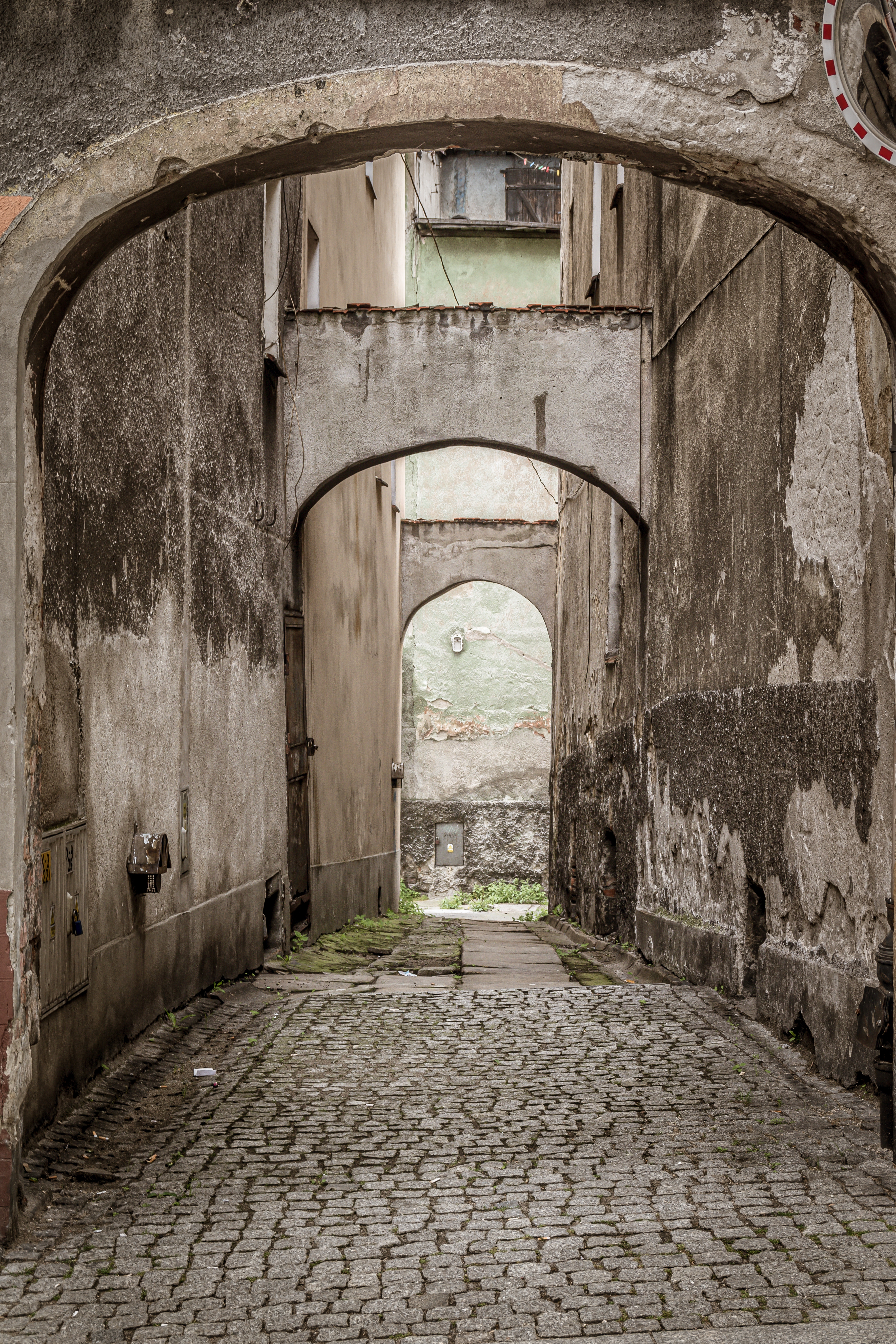 Vertical shot archway building